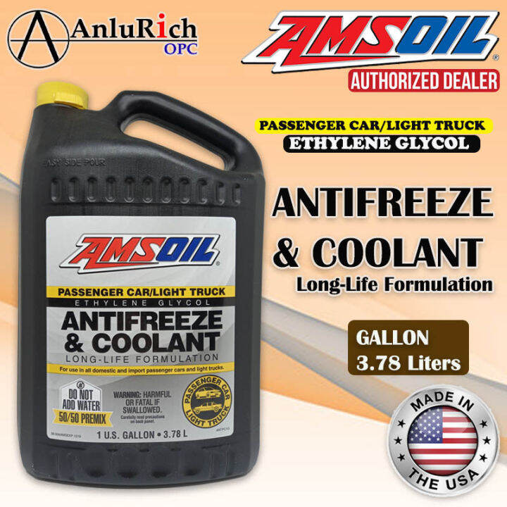 AMSOIL Passenger Car Light Truck Antifreeze Coolant 1Gallon 3