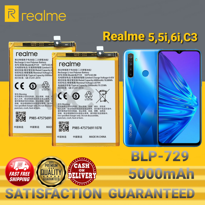 For Realme C I I Battery Blp Original Equipment Manufacturer