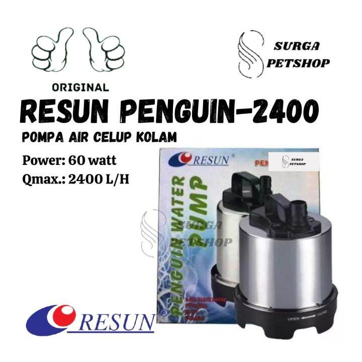 RESUN PENGUIN 2400 Pompa Air Celup RE PENGUIN2400 Vertical Submersible