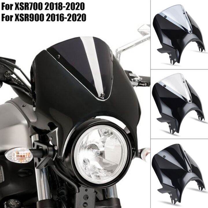 Amark Windshield Wind Shield Screen For Yamaha XSR700 XSR900 2016 2017