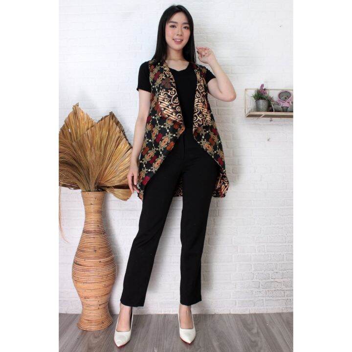 Gena Bolero Bolak Balik Rompi Batik Wanita Lazada Indonesia