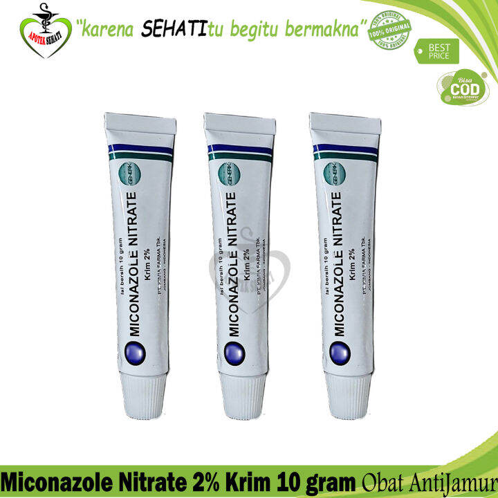 Miconazole Nitrate Miconazol Myconazole Cream 10 Gram Salep Jamur