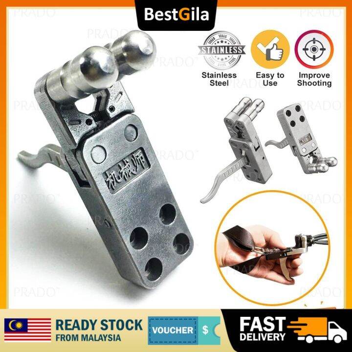 BestGila Malaysia Stainless Steel Slingshot Release Device Polishing