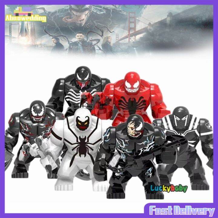 Avengers Lego Big Minifigure Venom Carnage Iron Man Thanos Hulk