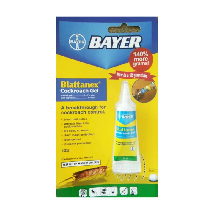 BAYER Blattanex Cockroach Killer Gel 12g Lazada PH