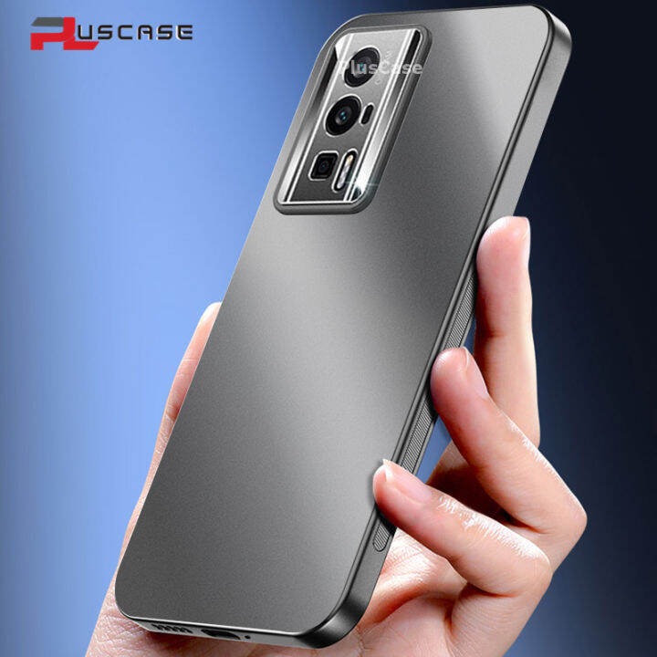 Pluscase For Xiaomi Poco F Pro Slim Phone Case Matte Metal Shockproof