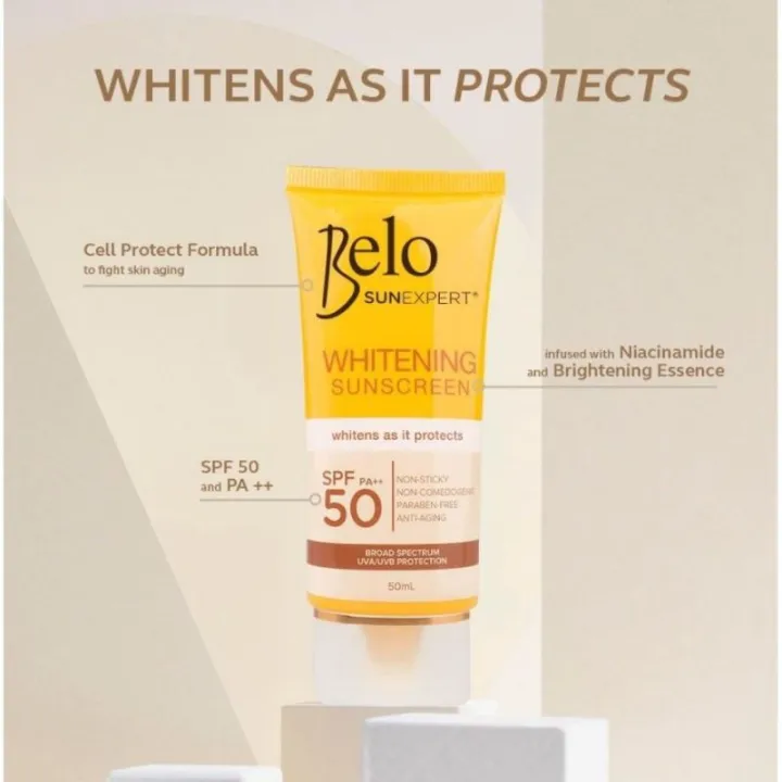 Ready Stock Belo Sunexpert Whitening Sunscreen Spf Lazada Ph