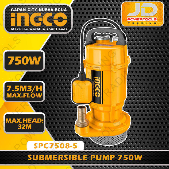 INGCO SPC7508 5 Water Submersible Pump 750W 1 0HP Lazada PH