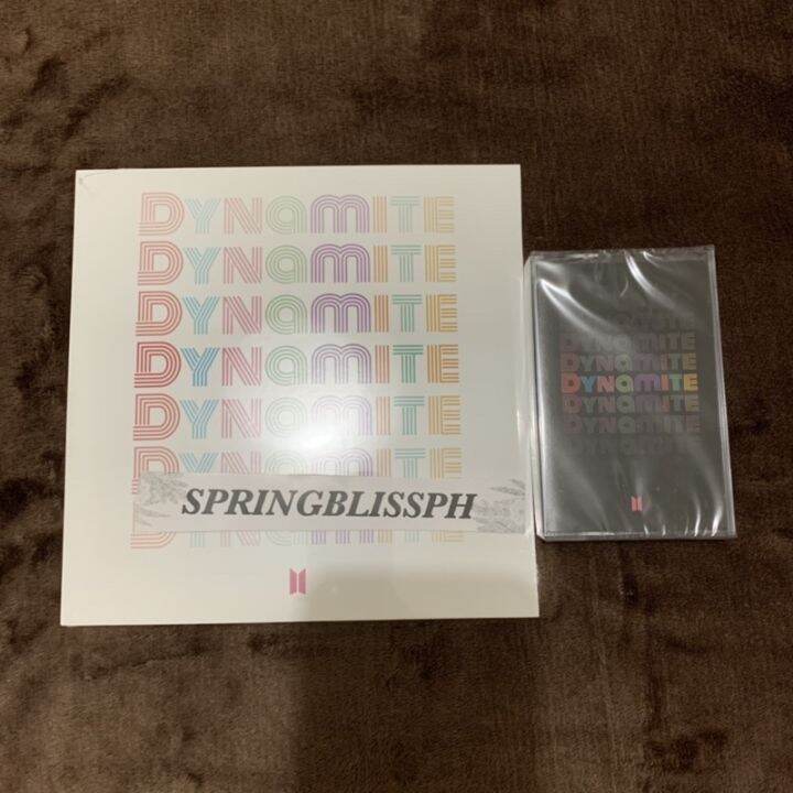 ONHAND BTS Limited Edition Dynamite Vinyl And Cassette Lazada PH