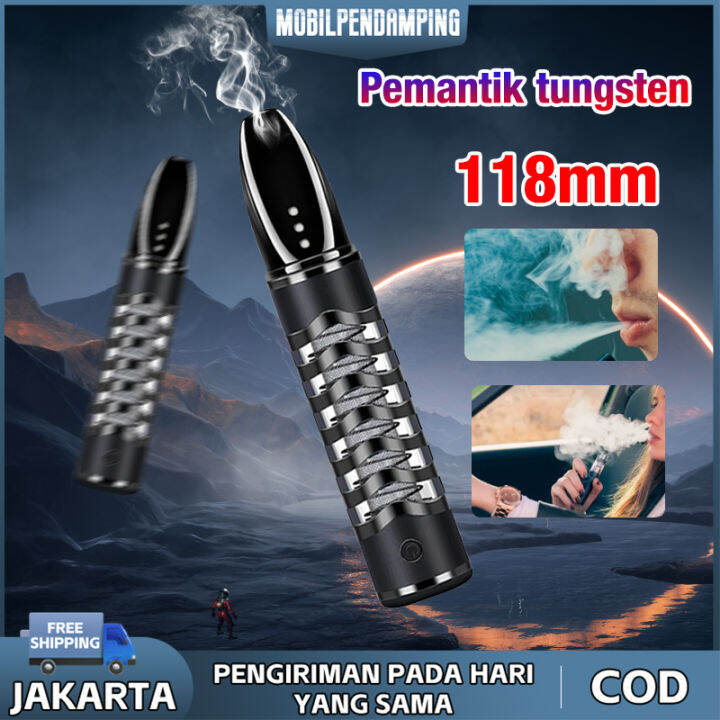 ASBAK LIGHTER 2 IN 1 Asbak Rokok Portable Enclosed With USB Tungsten