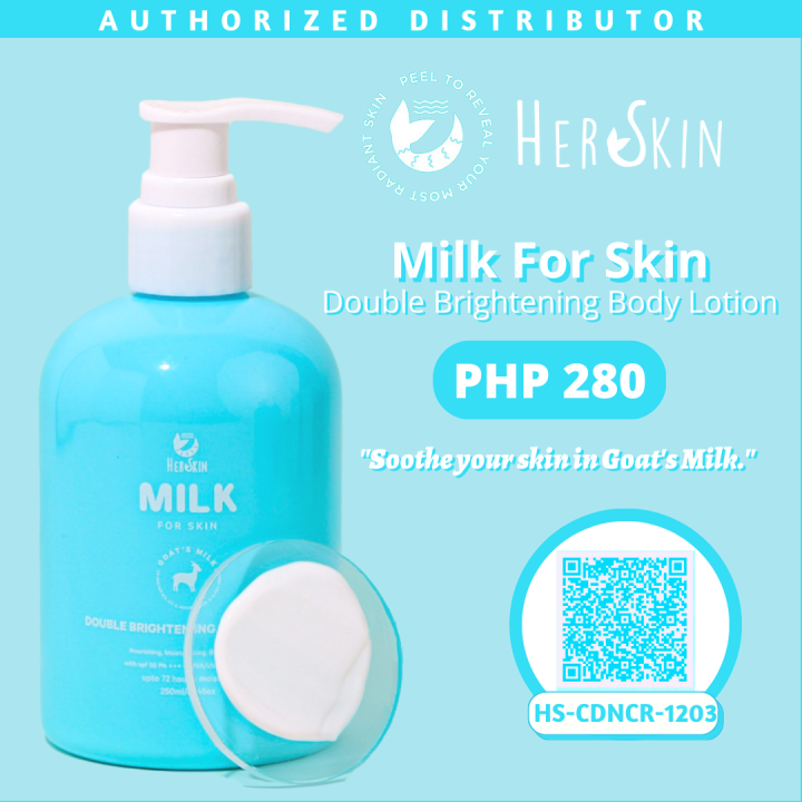 Her Skin Milk For Skin Double Brightening Body Lotion HerSkin X