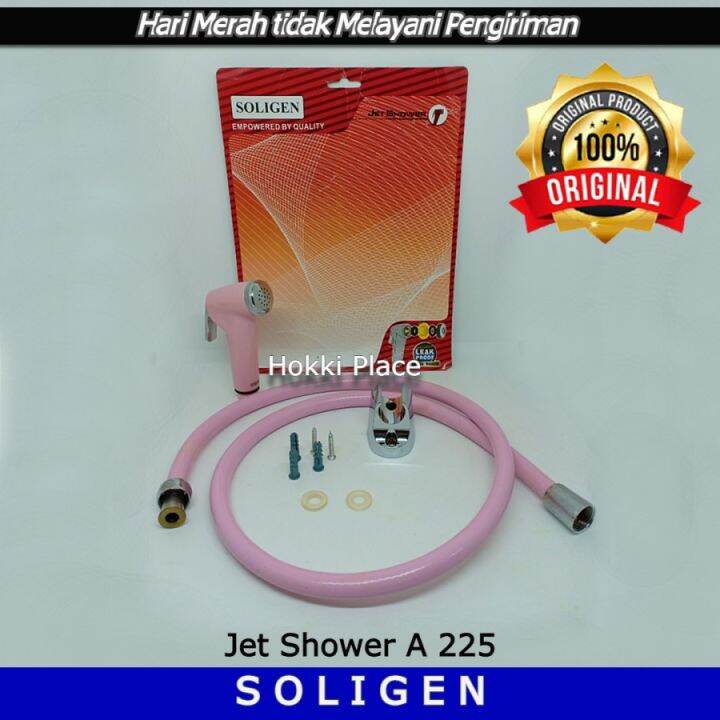 Selang Jet Shower Toilet Pink Putih Soligen A Lazada Indonesia