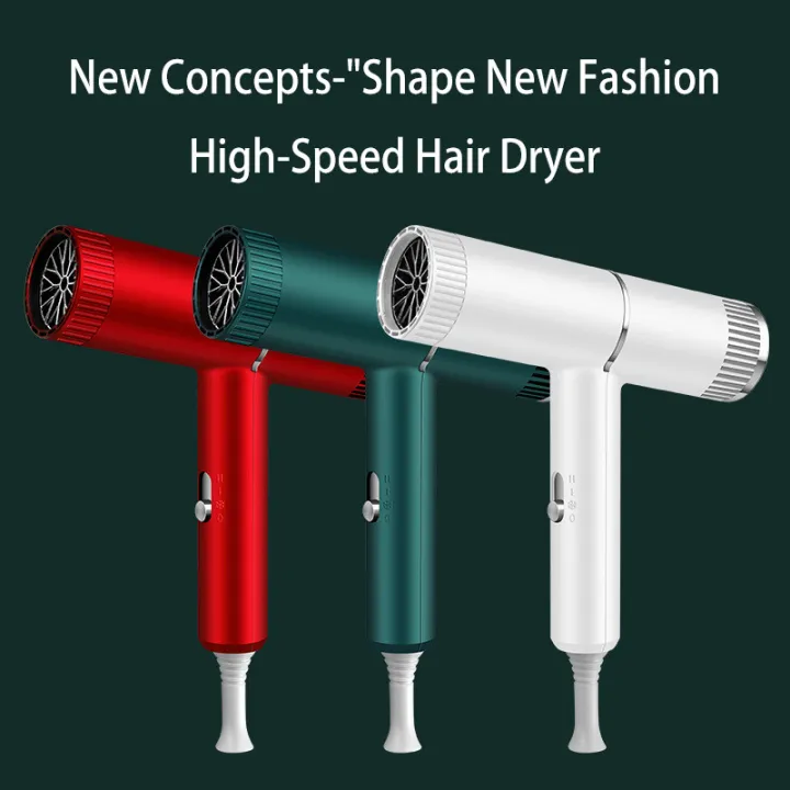 Hot And Cold Air T Shaped Hair Dryer High Wind Speed Fast Drying Professional Hair Salon