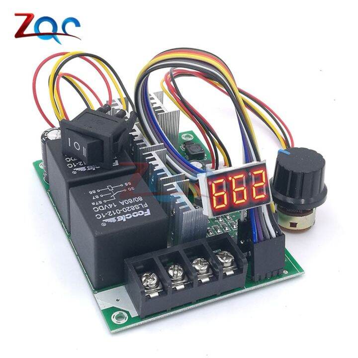 PWM DC Motor Speed Controller DC 10 55V Digital LED Display 0 100