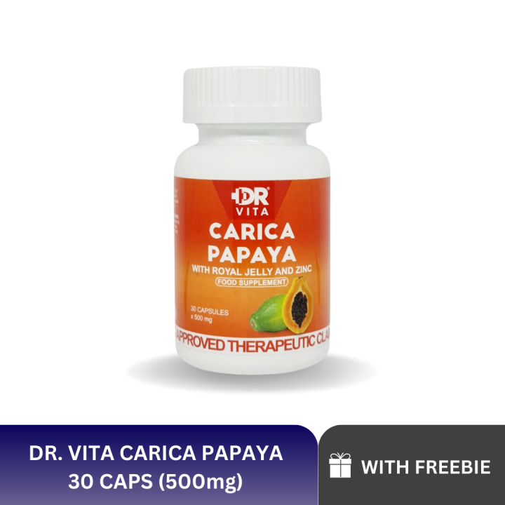 Original Dr Vita Carica Papaya With Royal Jelly Zinc Authentic