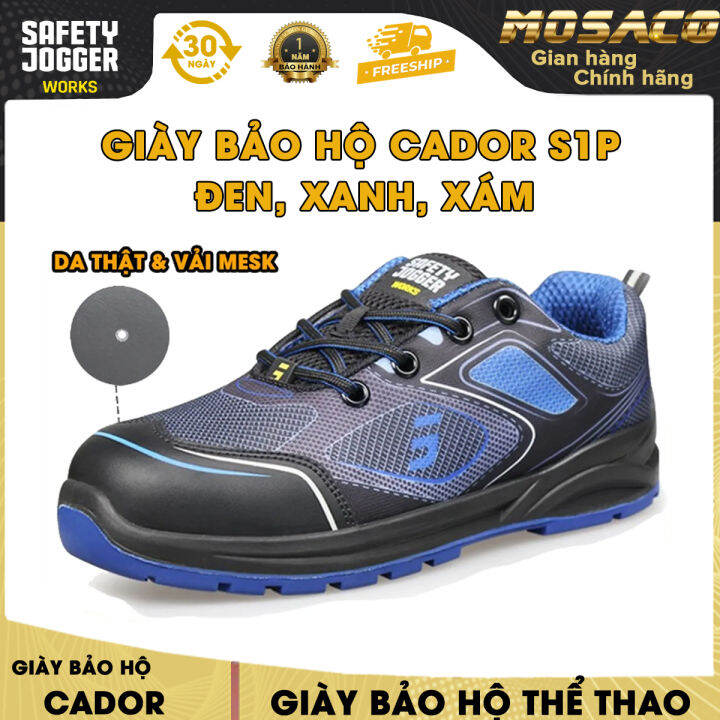 Giày bảo hộ lao động dáng thể thao JOGGER CADOR S1P với mũi thép Steel