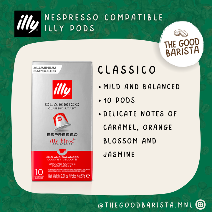 Illy Classico Nespresso Compatible Pods And Capsules Lazada PH