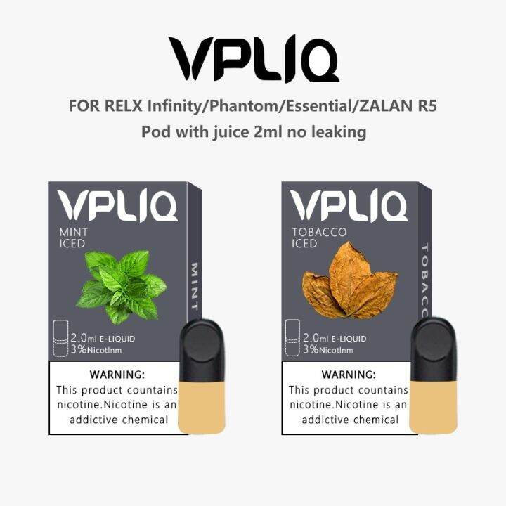 Relx Pods With Juice Vpliq Ml Compatible With Relx Infinity Pods