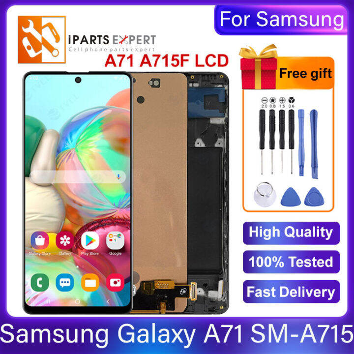 IPARTSEXPERT AMOLED For Samsung Galaxy A71 LCD Original A715F LCD