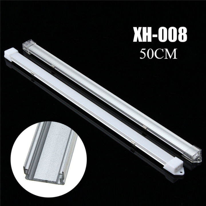 LUSTREON 50CM Aluminum Channel Holder Cover U Style For LED Strip Light