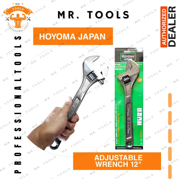 Hoyoma Japan Original Adjustable Wrench Sizes Lazada Ph