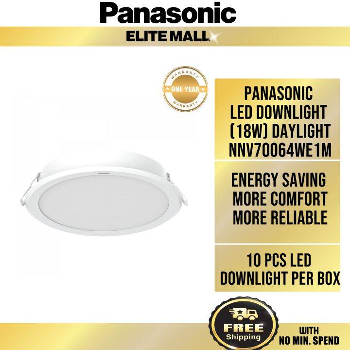 Panasonic Nnv We M Led Downlight W Daylight Energy Saving