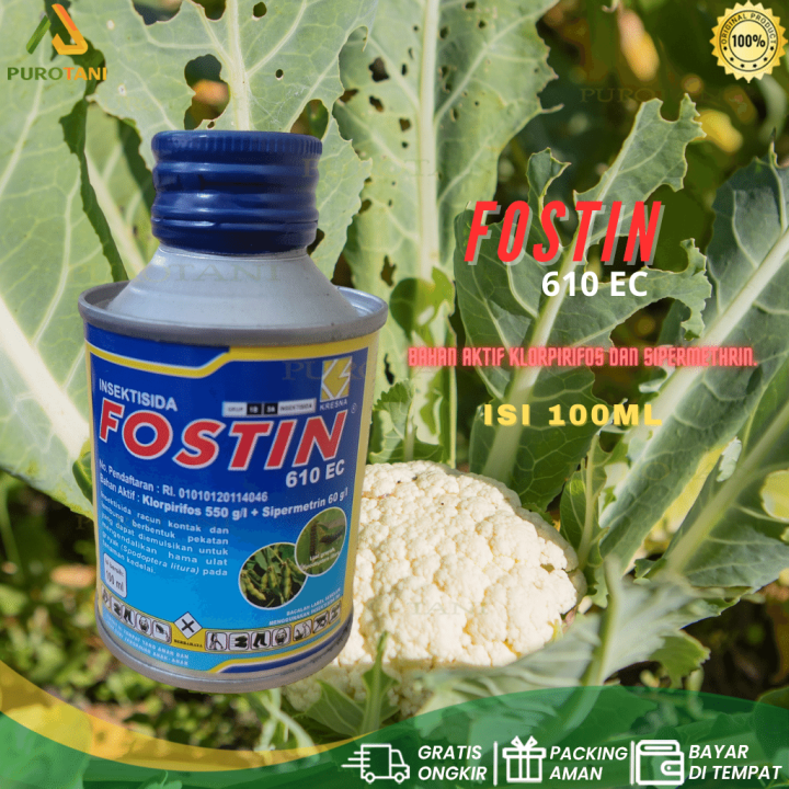 Insektisida Fostin 610 EC 100 Ml Lazada Indonesia