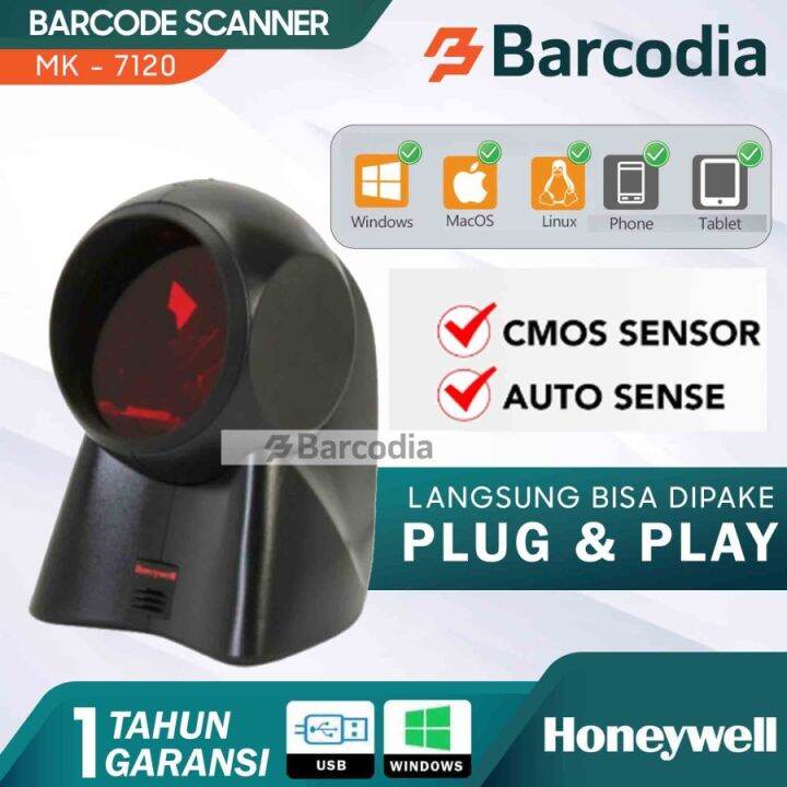 Honeywell Orbit Omni Barcode Scanner Laser Duduk Usb Lazada