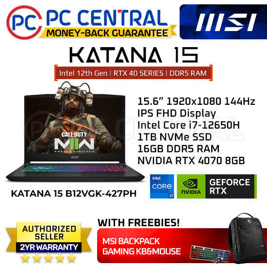 Msi Katana B Vgk Ph Gaming Laptop Intel I H Cores