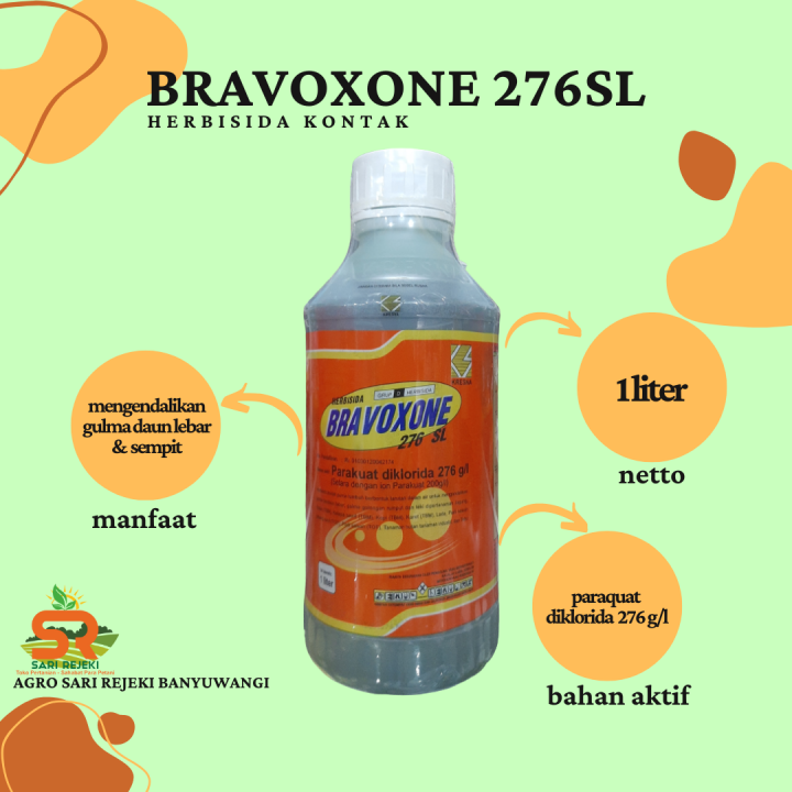 Bravoxone Sl L Herbisida Kontak Lazada Indonesia