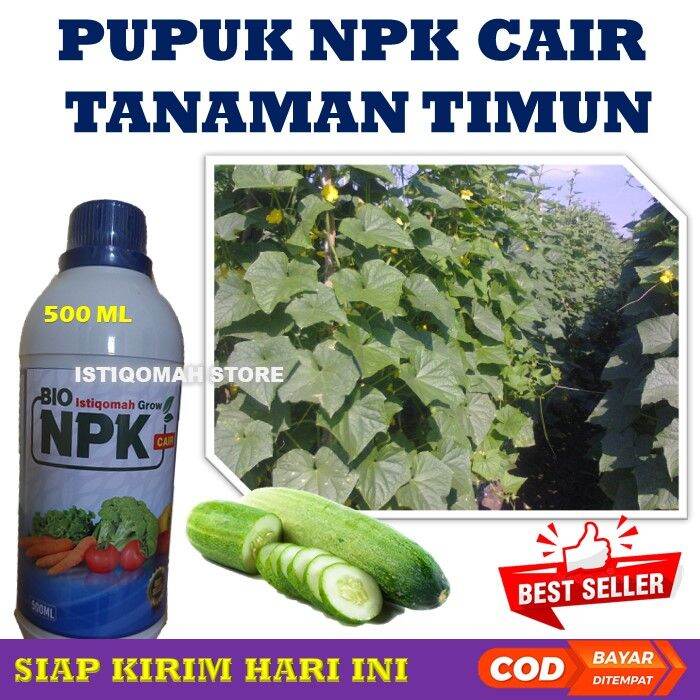 Pupuk Penyubur Daun Dan Buah Timun Istiqomah Grow Ml Pupuk Npk Cair