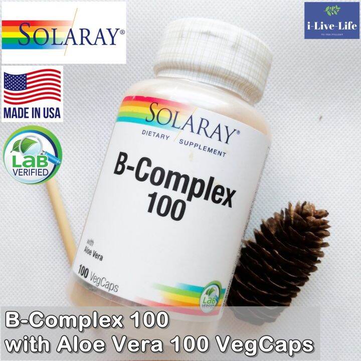 B Complex Vegcaps Solaray