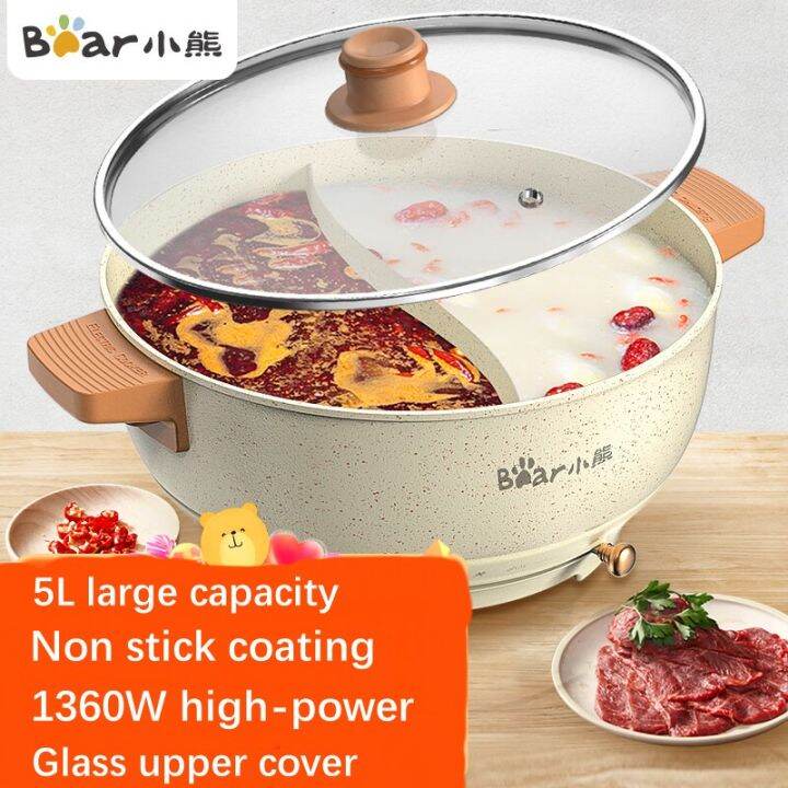 Malaysia Real Stock Bear Hot Pot Electric Cooker DHG C50K1 Multi