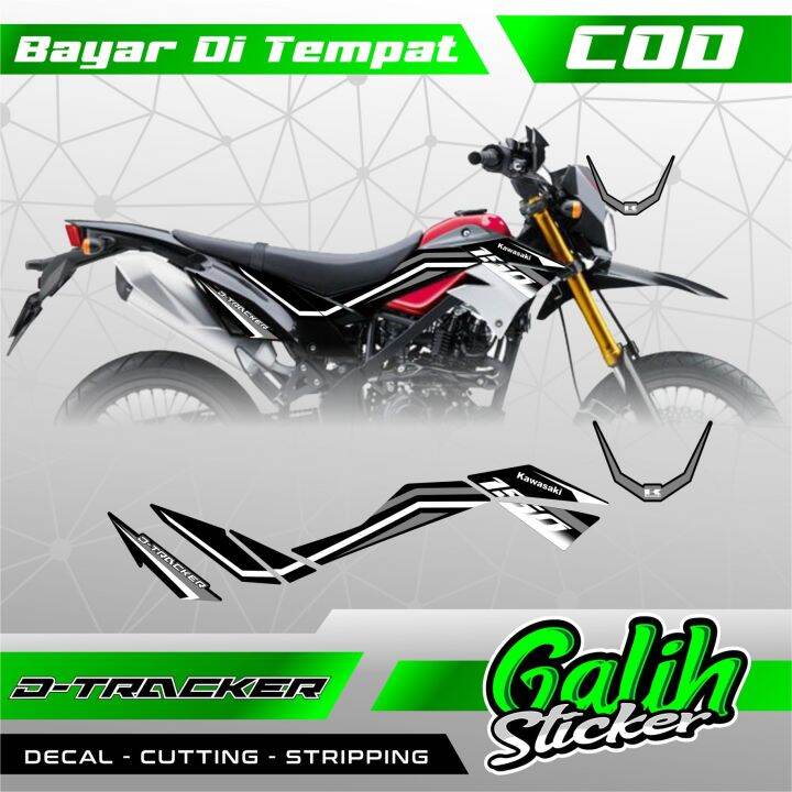 Gs Sticker Stripping Kawasaki D Tracker 02 Stiker Body Kawasaki D