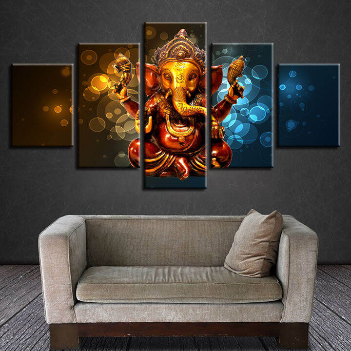 Canvas Hd Prints Poster Wall Art Pieces Elephant Trunk God Paintings