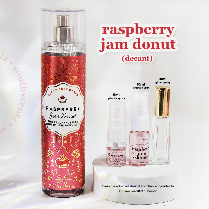 Raspberry Jam Donut Rare Scent Bath And Body Works Body Mist Bbw Rjd