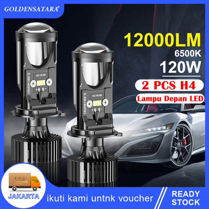 Pcs Lampu Led Utama Volt Projector Mini H Truk Bus Canter Fuso