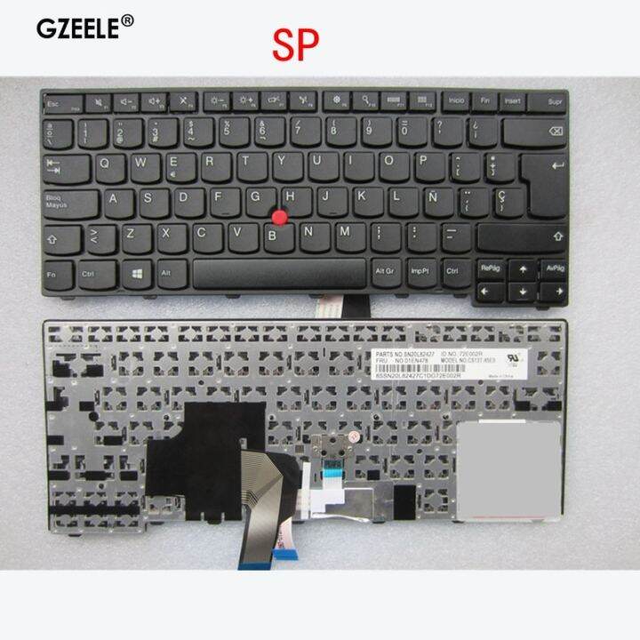 Spanish Keyboard For Lenovo Thinkpad L L L L T S T