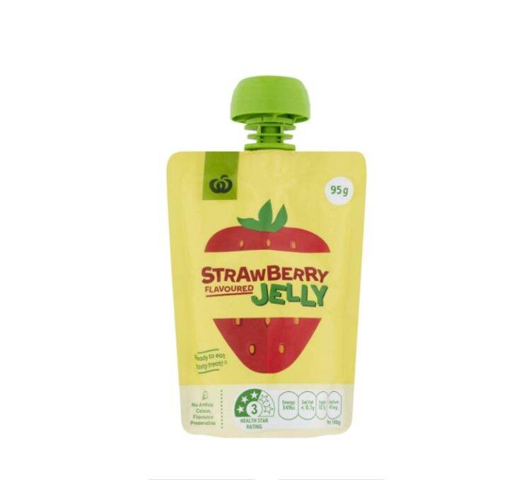 Woolworth Strawberry Flavoured Jelly 95g Lazada PH