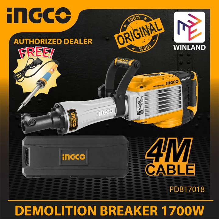 Ingco By Winland Demolition Breaker W With Free Soldering Iron