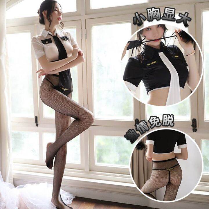 READY STOCK Sexy Lingerie Nightwear Female Coquettish One Piece Small