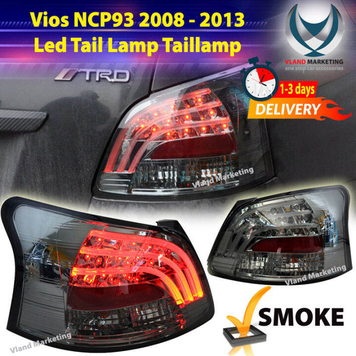 Sonar Toyota Vios Ncp Led Tail Lamp Light Taillamp Lampu