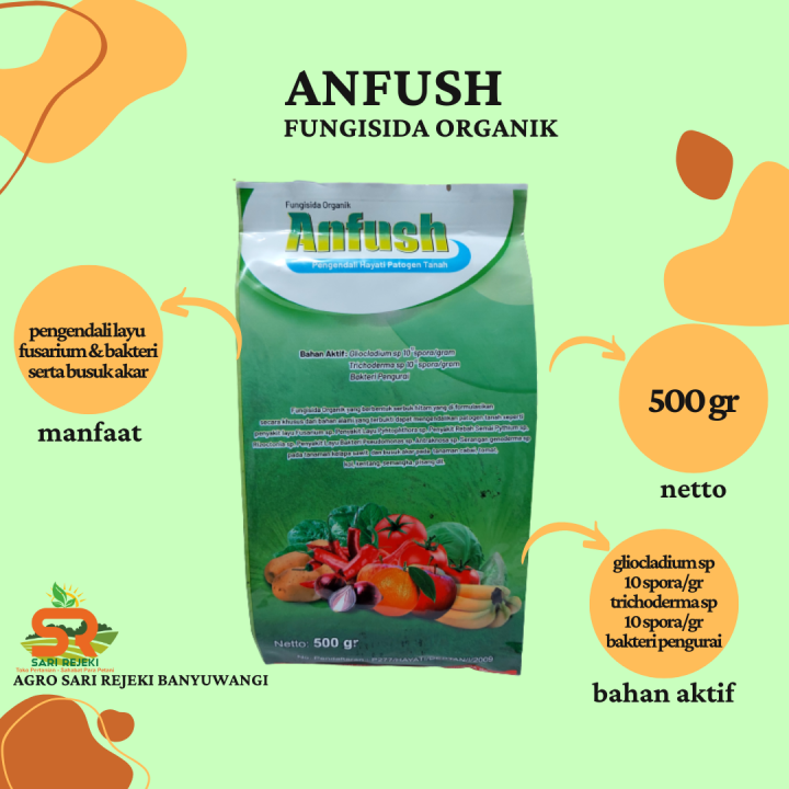 Anfush Gr Fungisida Organik Pengendali Hayati Patogen Tanah Lazada