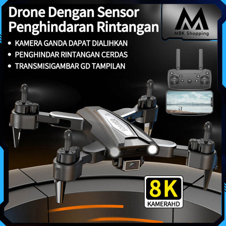 Mbk Drone E K Pro Mini Drone K Hd Dual Kamera Wifi Fpv