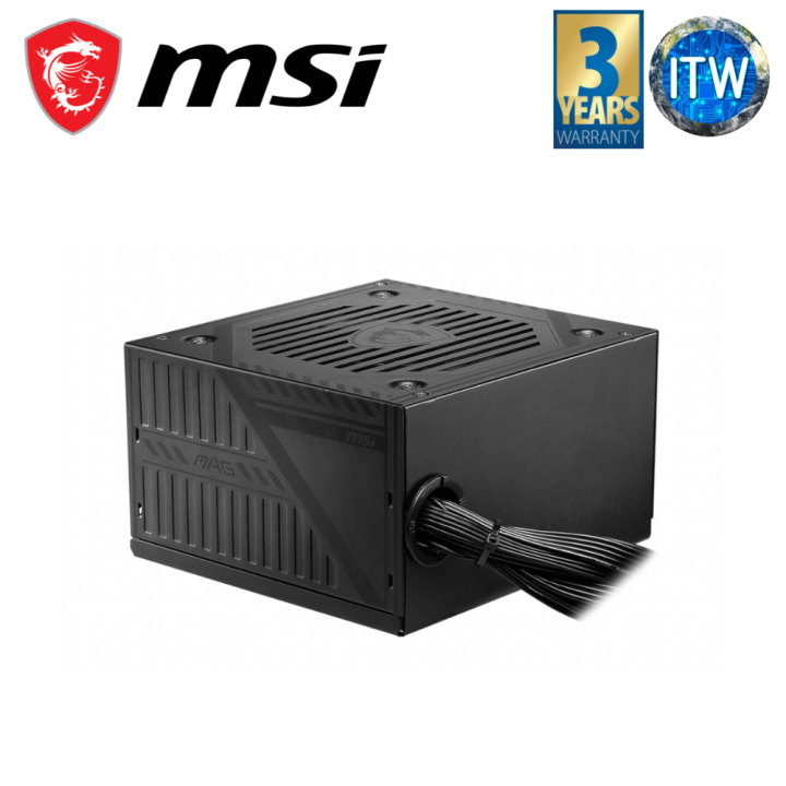 MSI Mag A600DN 600w 80 PLUS White Certified Non Modular Active PFC