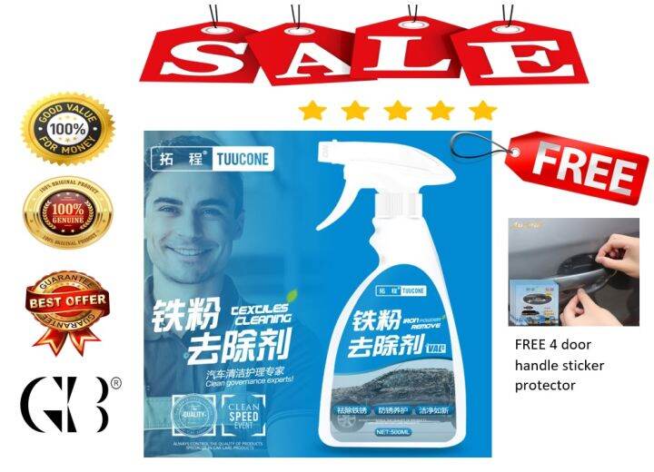 GB STORE 100 ORIGINAL 500ML Car Care Rust Remover Wheel Paint Iron