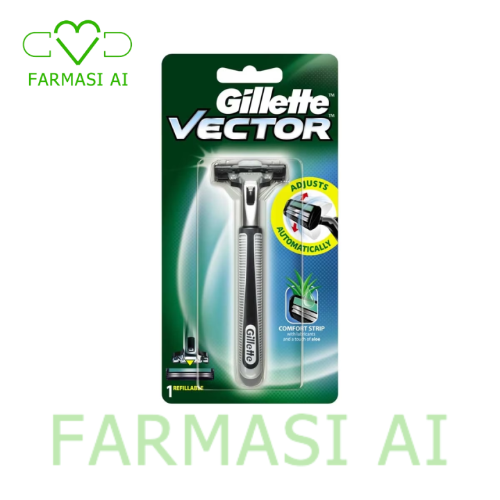 Gillette Vector Razor 1s Lazada