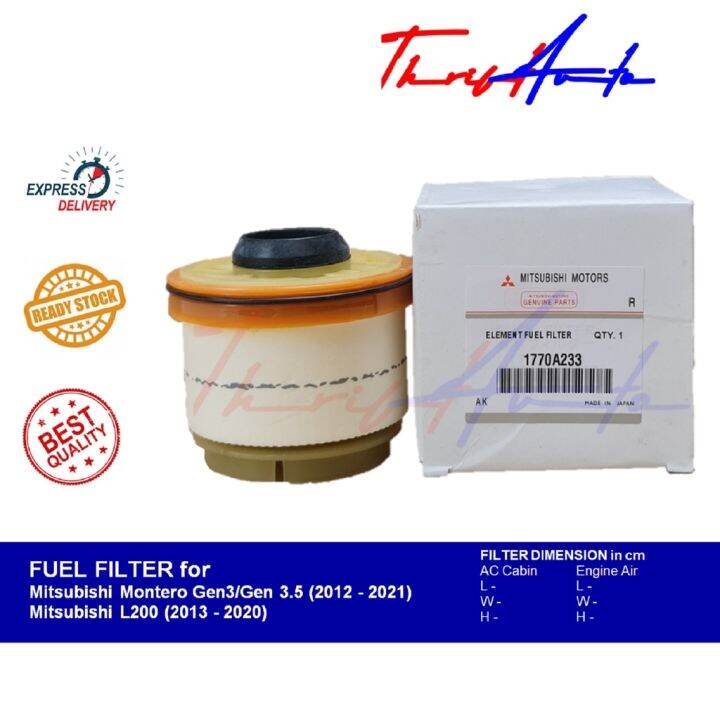 Fuel Filter 1770A233 For Mitsubishi Montero Gen3 Gen 3 5 2012 2021