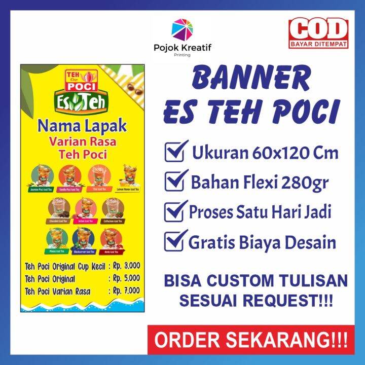 Banner Benner Baner Bener Spanduk Sepanduk Backdrop Promosi Usaha