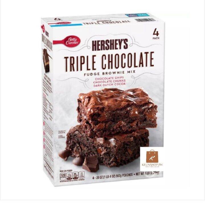 Betty Crocker Hershey S Triple Chocolate Fudge Brownie Mix Kg